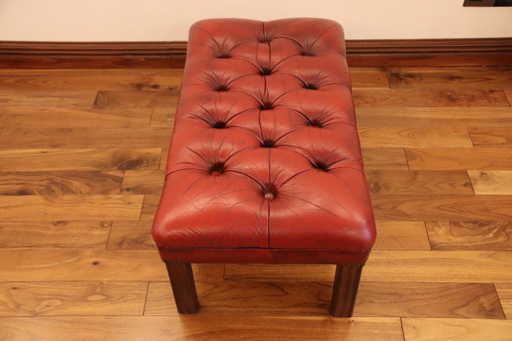 Chesterfield Vintage Footstool - Image 4