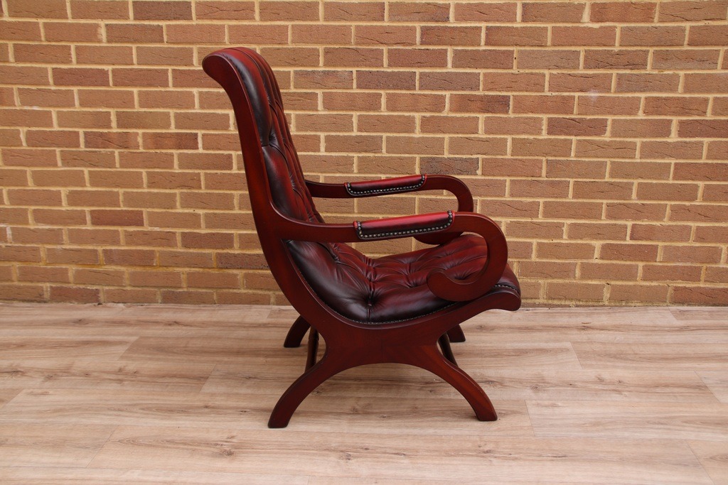 Pair of Chesterfield Slipper Chairs - Image 15