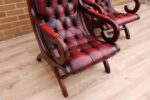 Pair of Chesterfield Slipper Chairs - Image 9