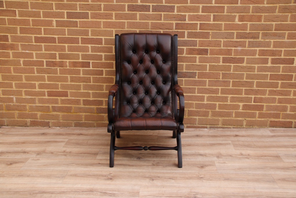 Chesterfield Slipper Chair - Image 1