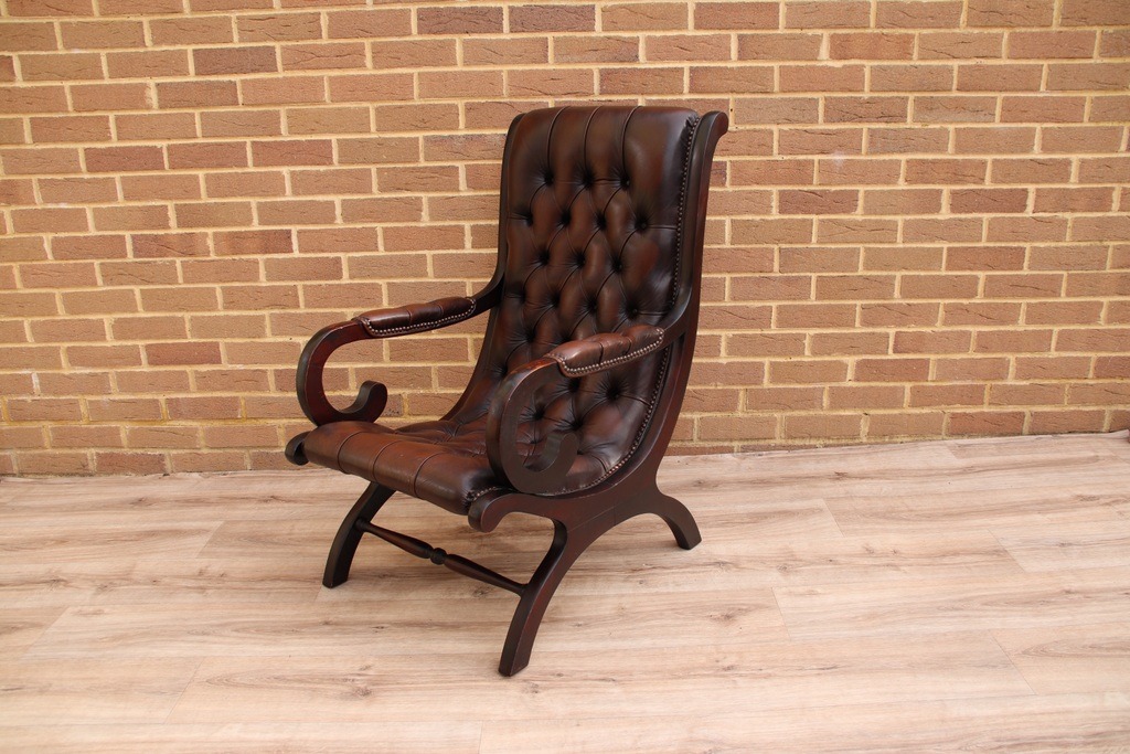 Chesterfield Slipper Chair - Image 3