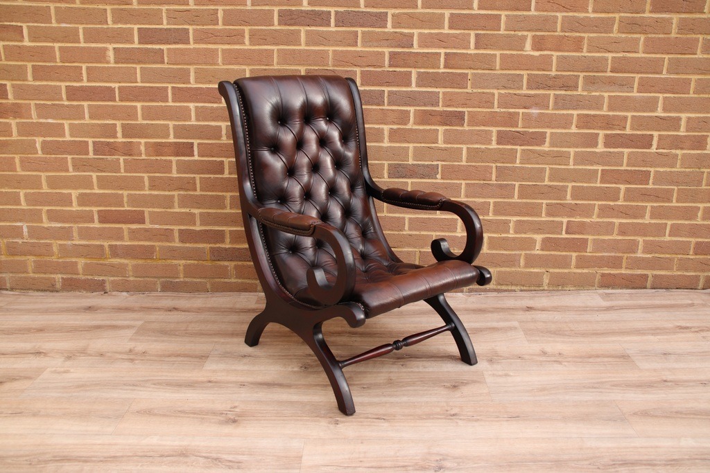 Chesterfield Slipper Chair - Image 7