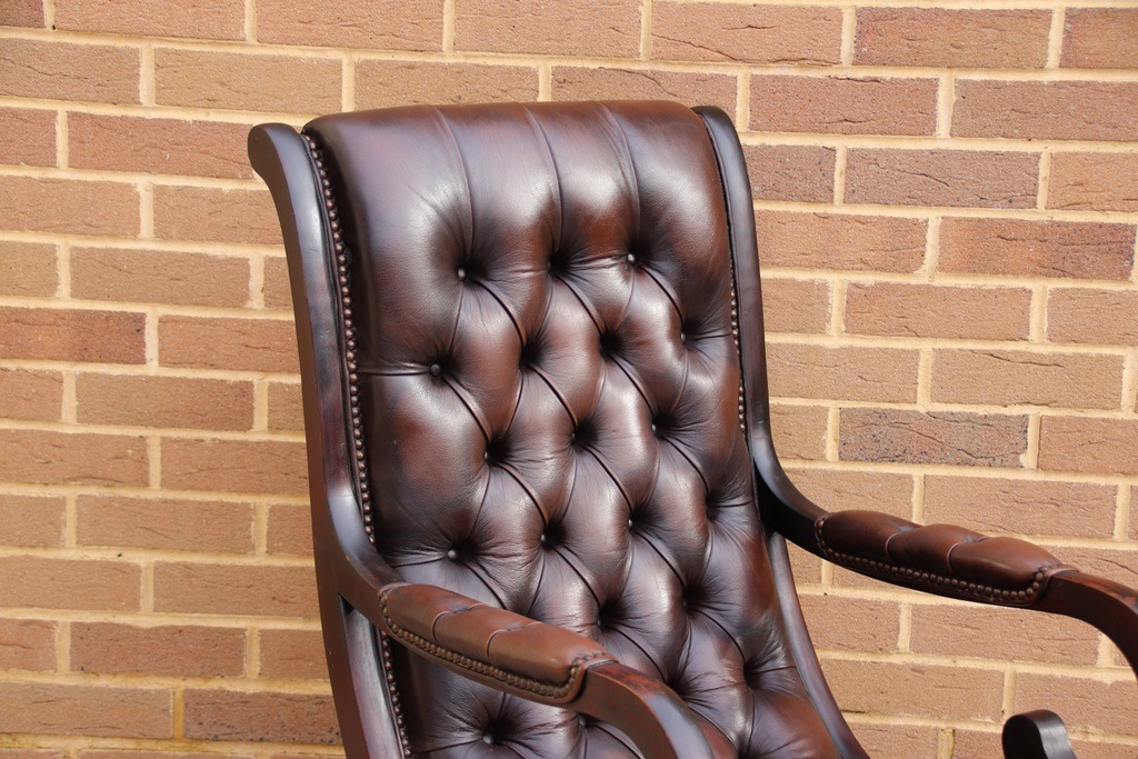 Chesterfield Slipper Chair - Image 8