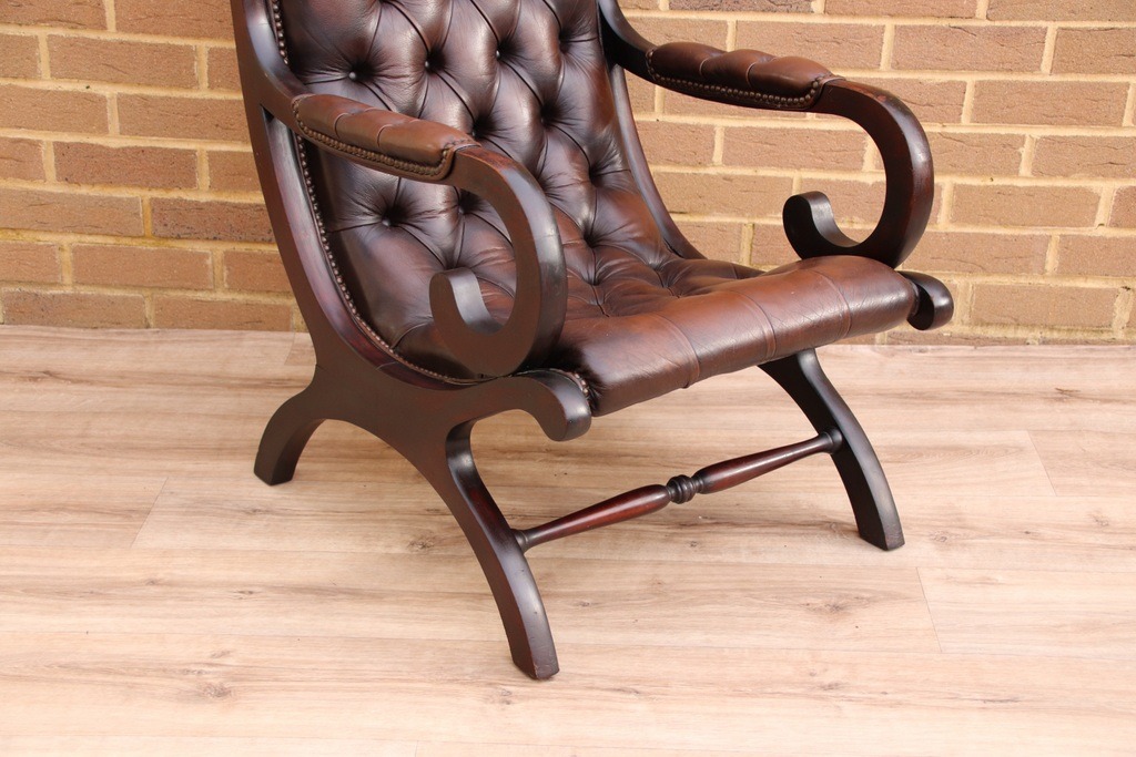 Chesterfield Slipper Chair - Image 9