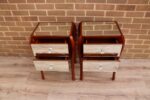 Pair of Glass Laura Ashley Bedside Tables - Image 7