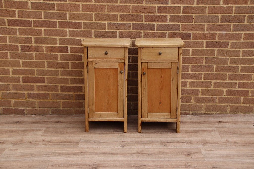 IMG_5271 Pair of Antique Bedside Cabinets - Image 1