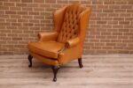 Chesterfield Vintage Wingback Armchair - Image 3