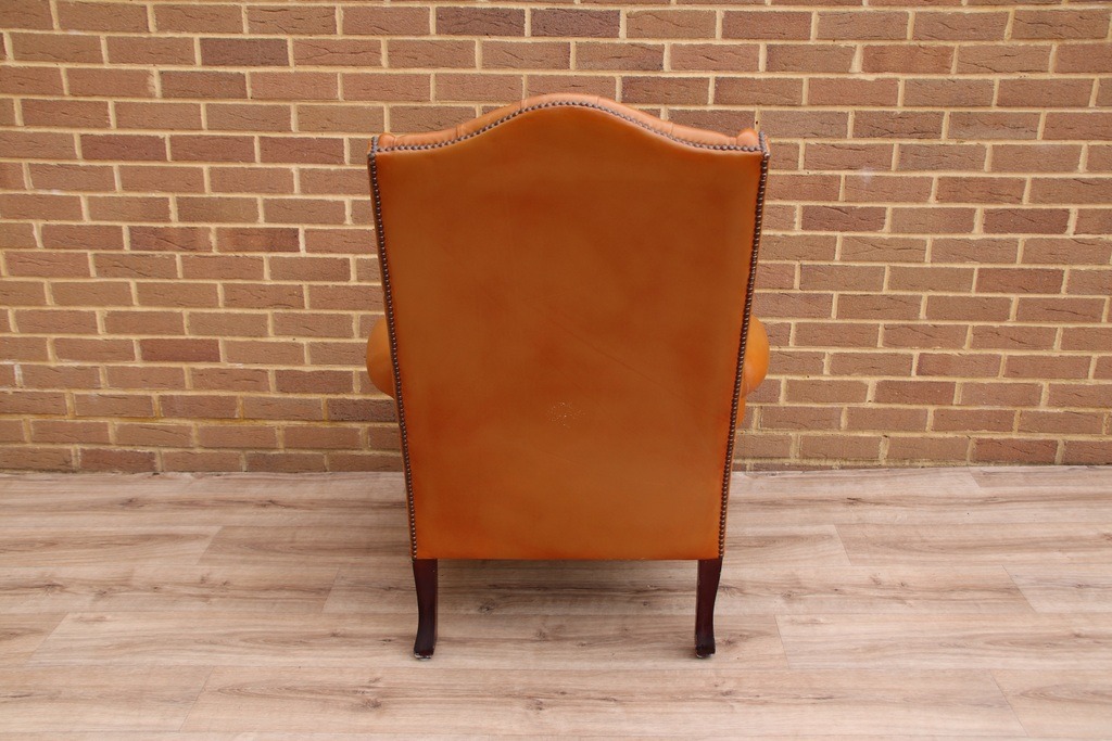 Chesterfield Vintage Wingback Armchair - Image 5