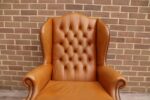 Chesterfield Vintage Wingback Armchair - Image 10