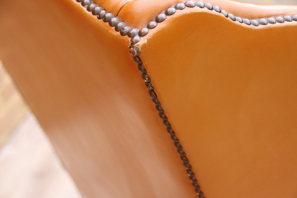 Chesterfield Vintage Wingback Armchair - Image 15