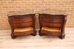 Pair of Elegant Bedside Chests with Marble - Image 6