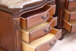 Pair of Elegant Bedside Chests with Marble - Image 9
