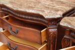 Pair of Elegant Bedside Chests with Marble - Image 14
