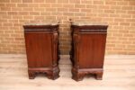 Pair of Elegant Bedside Chests with Marble - Image 17