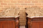 Pair of Elegant Bedside Chests with Marble - Image 18
