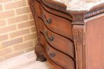 Pair of Elegant Bedside Chests with Marble - Image 24