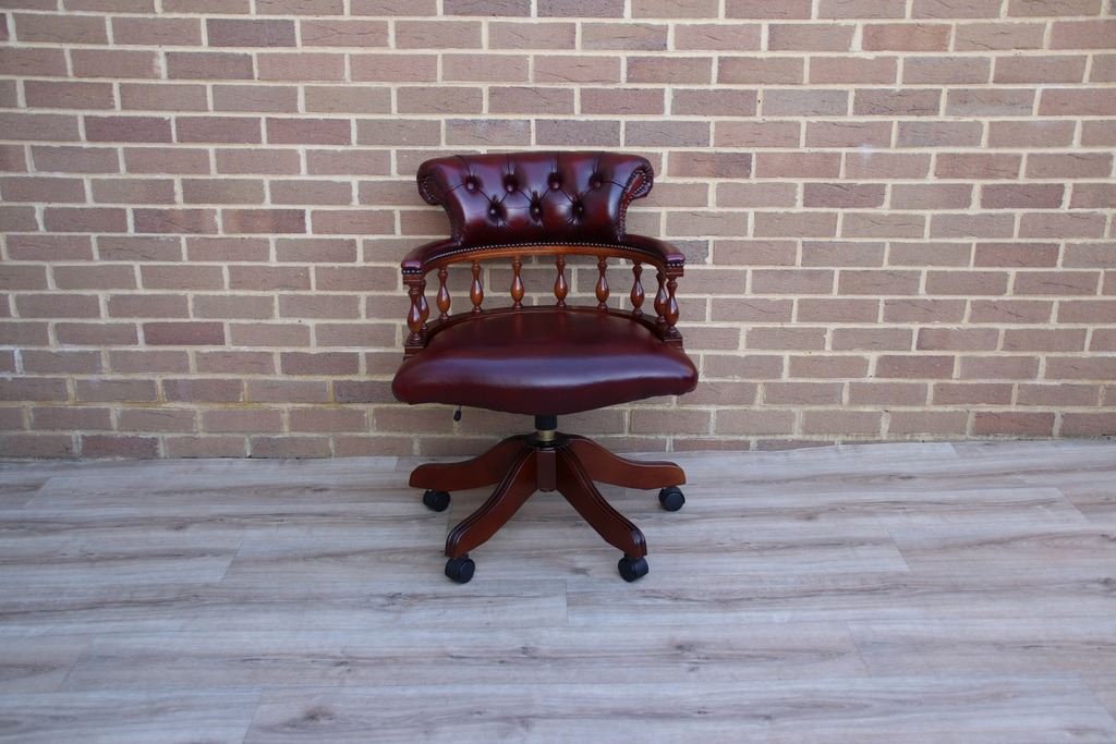 IMG_5525 Chesterfield Captains Chair - Image 1