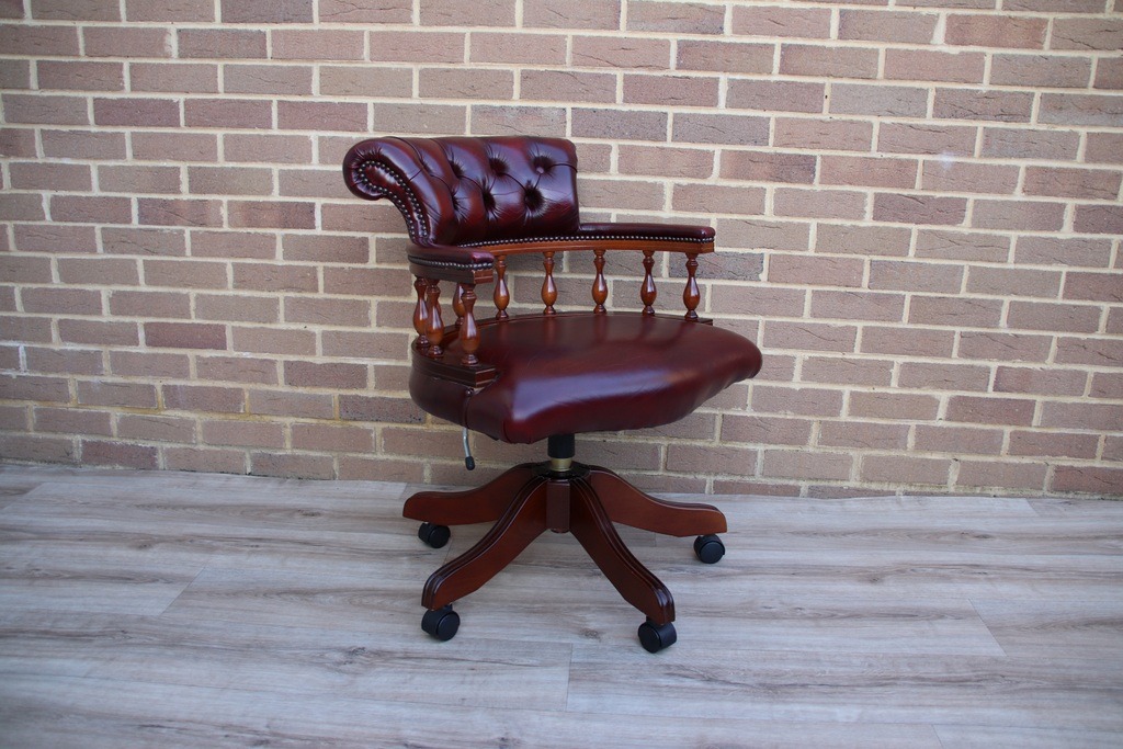 Chesterfield Captains Chair - Image 8