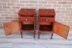 Pair of Queen Anne Bedside Tables - Image 5