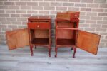Pair of Queen Anne Bedside Tables - Image 7