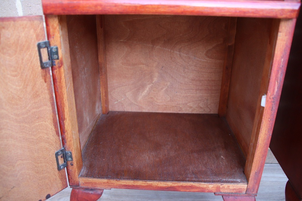Pair of Queen Anne Bedside Tables - Image 8