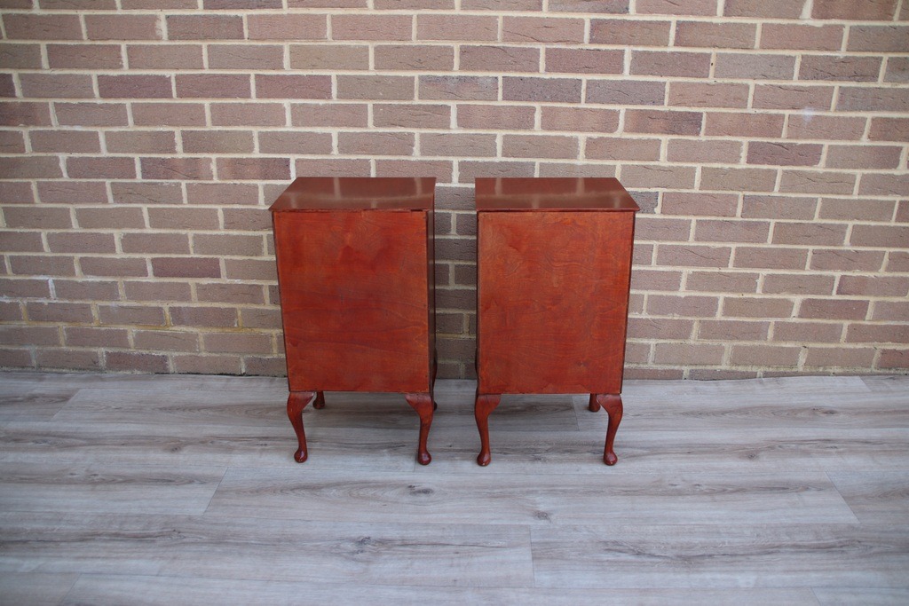 Pair of Queen Anne Bedside Tables - Image 13
