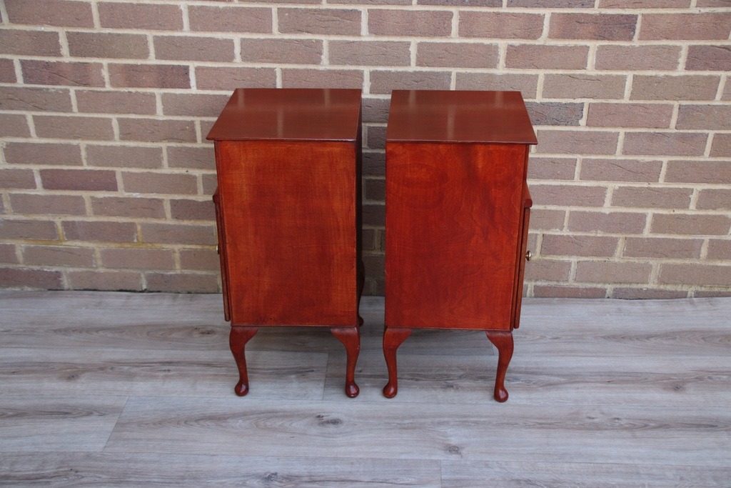 Pair of Queen Anne Bedside Tables - Image 14