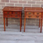 Pair of Compact Bedside Tables