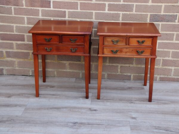 Pair of Compact Bedside Tables