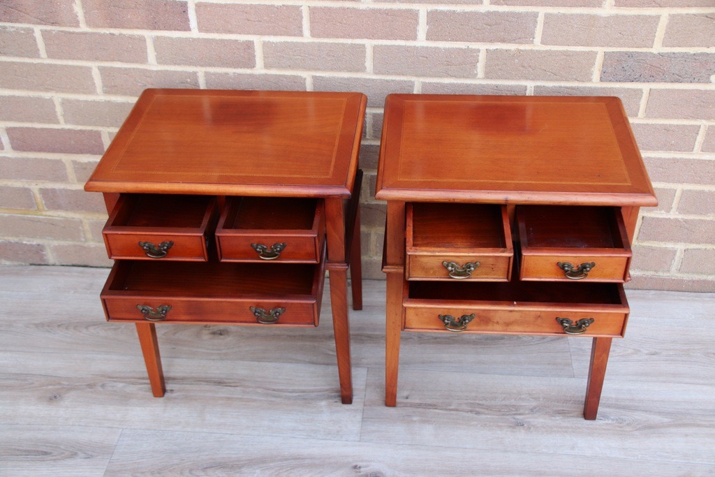 Pair of Compact Bedside Tables - Image 5
