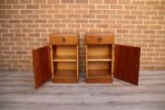 Pair of Mid-Century Oak Bedside Cabinets - Image 6