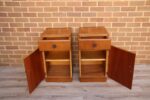 Pair of Mid-Century Oak Bedside Cabinets - Image 7