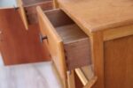 Pair of Mid-Century Oak Bedside Cabinets - Image 9