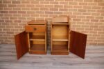Pair of Mid-Century Oak Bedside Cabinets - Image 10