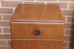 Pair of Mid-Century Oak Bedside Cabinets - Image 16