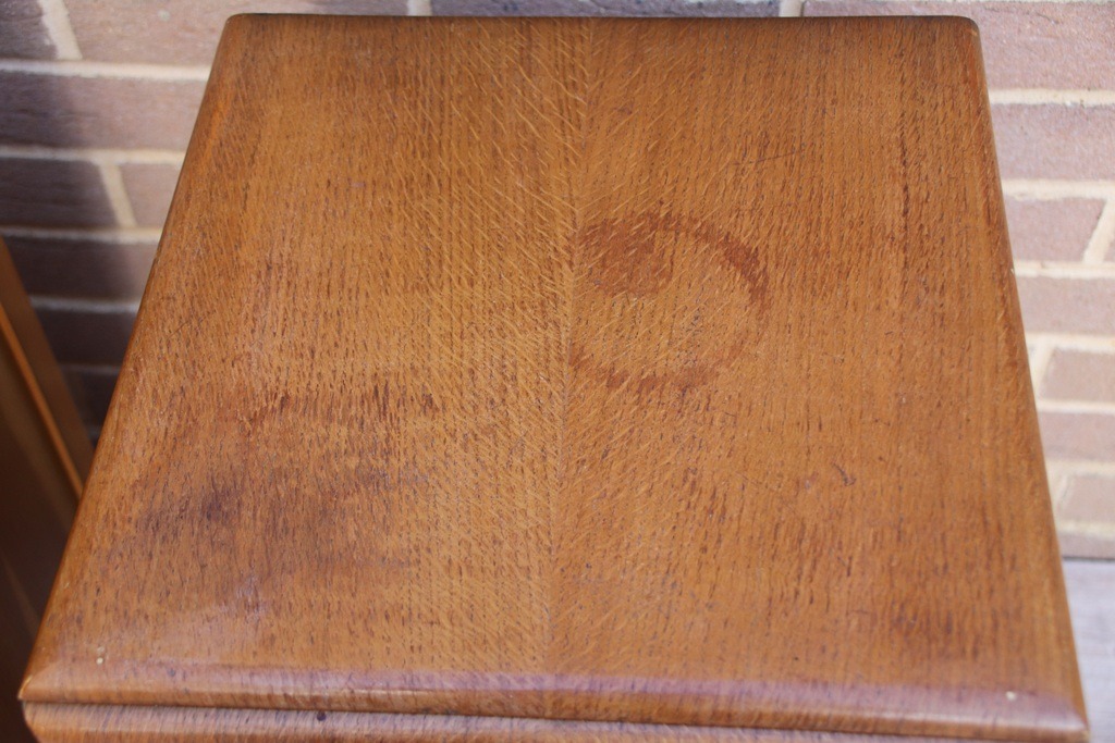 Pair of Mid-Century Oak Bedside Cabinets - Image 21