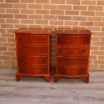 Pair of Yew Bedside Tables
