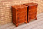 Pair of Yew Bedside Tables - Image 2