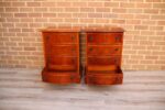Pair of Yew Bedside Tables - Image 4