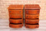 Pair of Yew Bedside Tables - Image 11