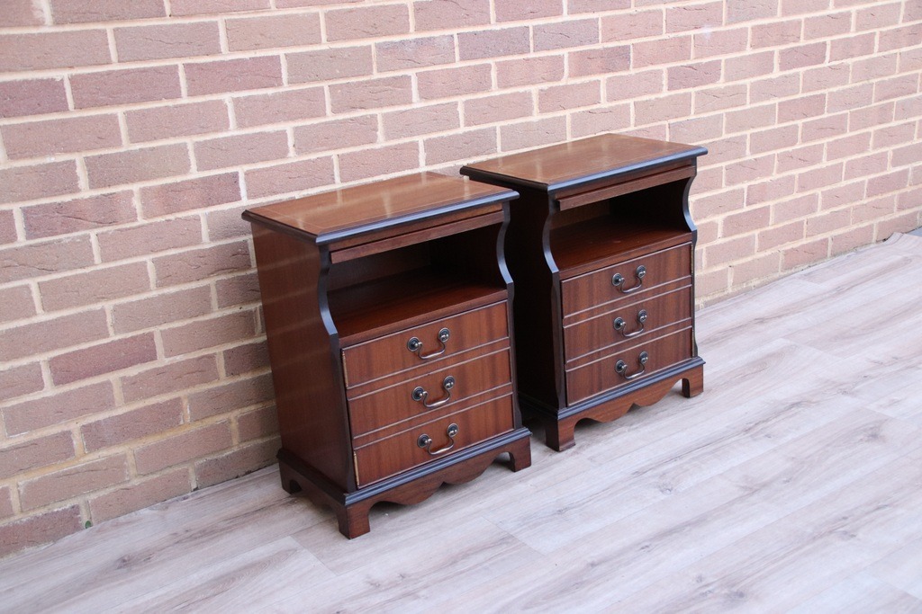 IMG_6669 Pair of Vintage Bedside Tables - Image 1