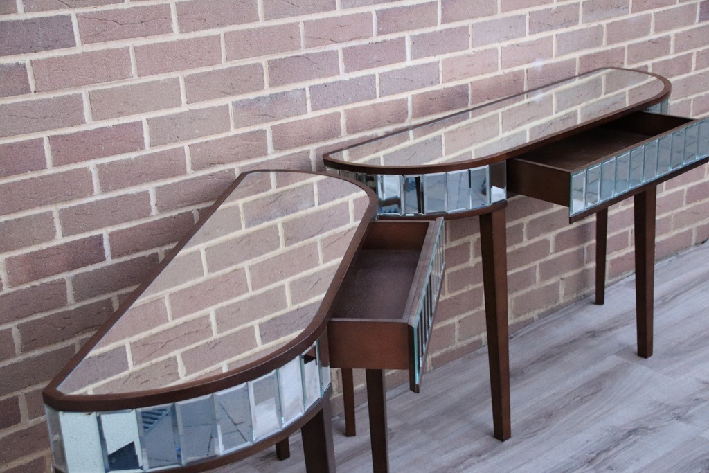 Pair of Laura Ashley Mirrored Consoles - Image 5