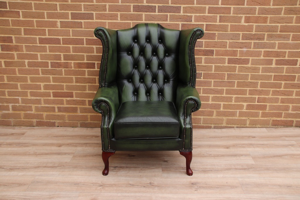 Chesterfield Wingback Armchair - Image 1