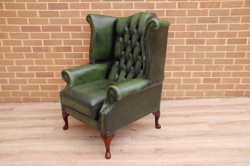 Chesterfield Wingback Armchair - Image 3