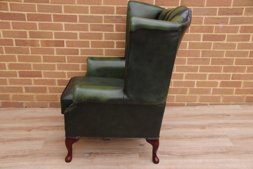 Chesterfield Wingback Armchair - Image 4