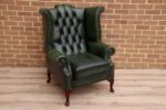 Chesterfield Wingback Armchair - Image 7