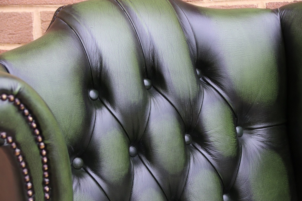 Chesterfield Wingback Armchair - Image 8