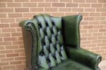 Chesterfield Wingback Armchair - Image 9