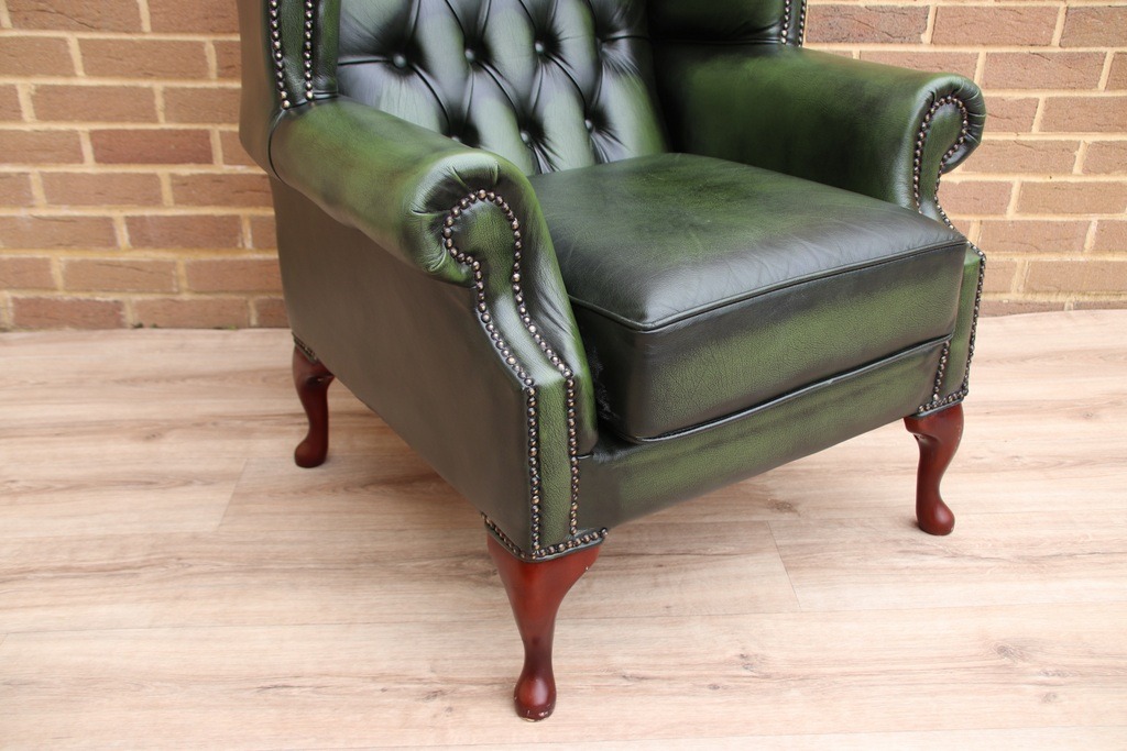 Chesterfield Wingback Armchair - Image 10