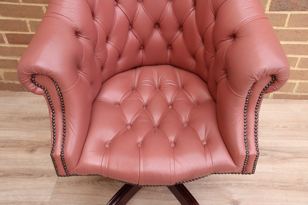 Pair of Chesterfield Directors Chairs - Image 17